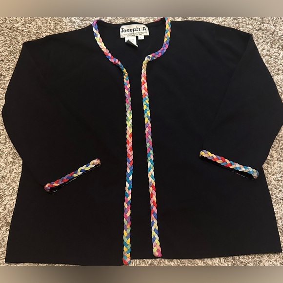 Joseph A. Qu’est-cequec’est Silk Woman’s Cardigan - Picture 2 of 6